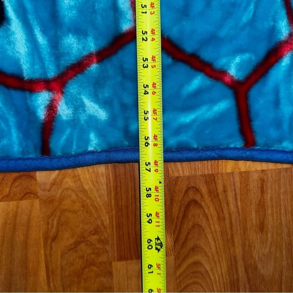 Rare TMNT Blanket Soft All Over Print Double Sided 85” x 56” Large 3 Turtles!